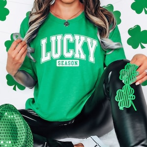 Lucky Season Shirt, Shamrock Shirt, Cute Lucky Shirt, Irish Shirt, Funny St Pattys Day Shirt, St Patrick's Day Shirt, Shenanigans Shirt
