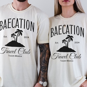 Luxury Baecation Trip Shirt, Custom Baecation Shirt, Baecation Couples Trip, Vacation Shirts, Group Trip, Matching Couples Vacation Tshirts