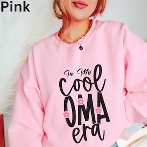 Oma Foral Sweatshirt, Oma Geschenk, Oma Shirt, Muttertag, Schwangerschaftansage, Oma Shirt, neues Oma Geschenk, Oma Pullover, Shirt für Oma