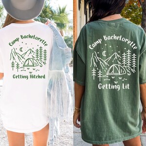 Lager Bachelorette Shirts, Wandern Junggesellinnenparty, Bergbraut Shirt, Wandern Bachelorette, Camping Braut Shirt, Berg Bachelorette