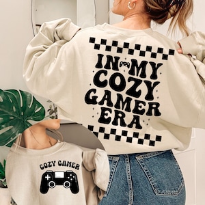 Felpa In My Cozy Gamer Era, Maglietta Cozy Gamer, Maglietta Gamer Girl, Maglietta Gamer Family, Maglietta Gaming Girl, Maglietta Video Game Lover