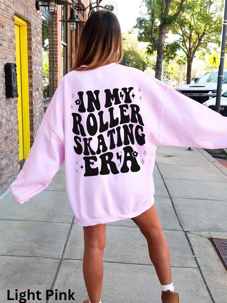 In My Roller Skating Era Sweatshirt, Roller Skate Party, Roller Derby, Roller Skating Gift, Roller Skate Lover, Roller Girl, Skating Gift