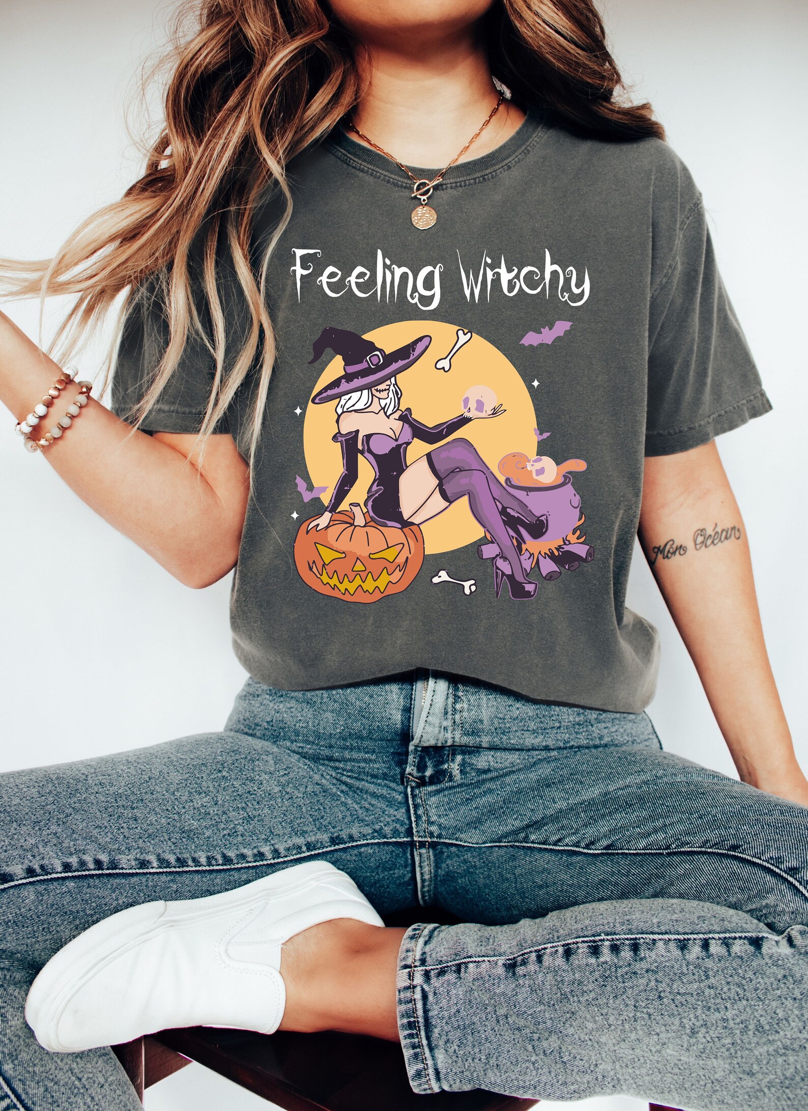 Witch Halloween Shirt, Witch Tshirt, Halloween Shirt, Fall Shirt ...