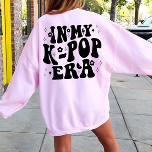 In My KPop Era Sweatshirt, Kpop Shirt, KPOP Lover, K-pop Gift, K-pop Shirt, Korea Fashion, K Pop Shirt, Kpop Fan Gift, Kpop, gfriend Kpop