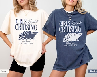 Camiseta de crucero personalizada para chicas, camiseta de crucero para chicas, viaje de chicas, vacaciones de chicas, camiseta de crucero, camiseta de crucero a juego
