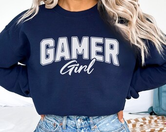Gamer Girl Sweatshirt, Cozy Gamer Shirt, Gaming Hoodie, Gamer Family Shirt, Gaming Girl Tee, Video Game Lover Shirt, Gaming Shirt Women