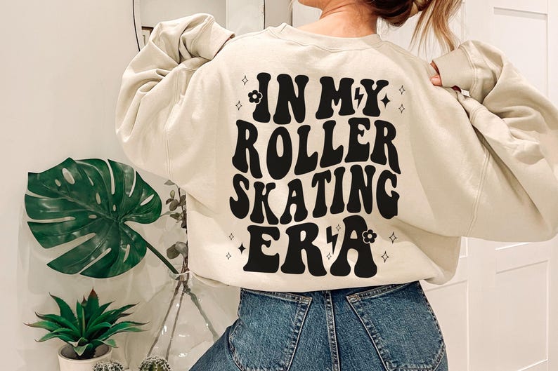 In My Roller Skating Era Sweatshirt, Roller Skate Party, Roller Derby, Roller Skating Gift, Roller Skate Lover, Roller Girl, Skating Gift