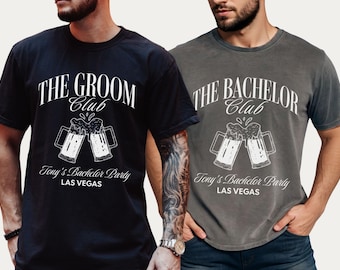 Bachelor Club Custom Shirt, The Groom Club, Bachelor Party Group, Groomsman Shirts, Beer Bachelor Party Shirt, Personalized Groomsman Gifts
