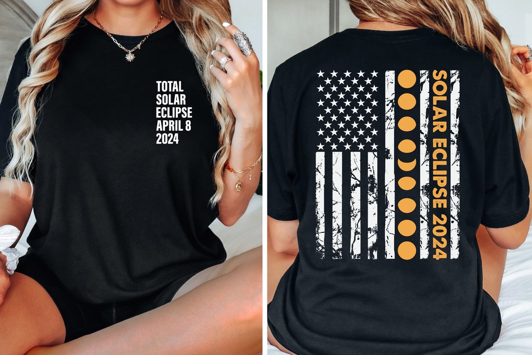Total Solar Eclipse 2024 Shirt, Total Solar Eclipse Shirt, April 8th ...
