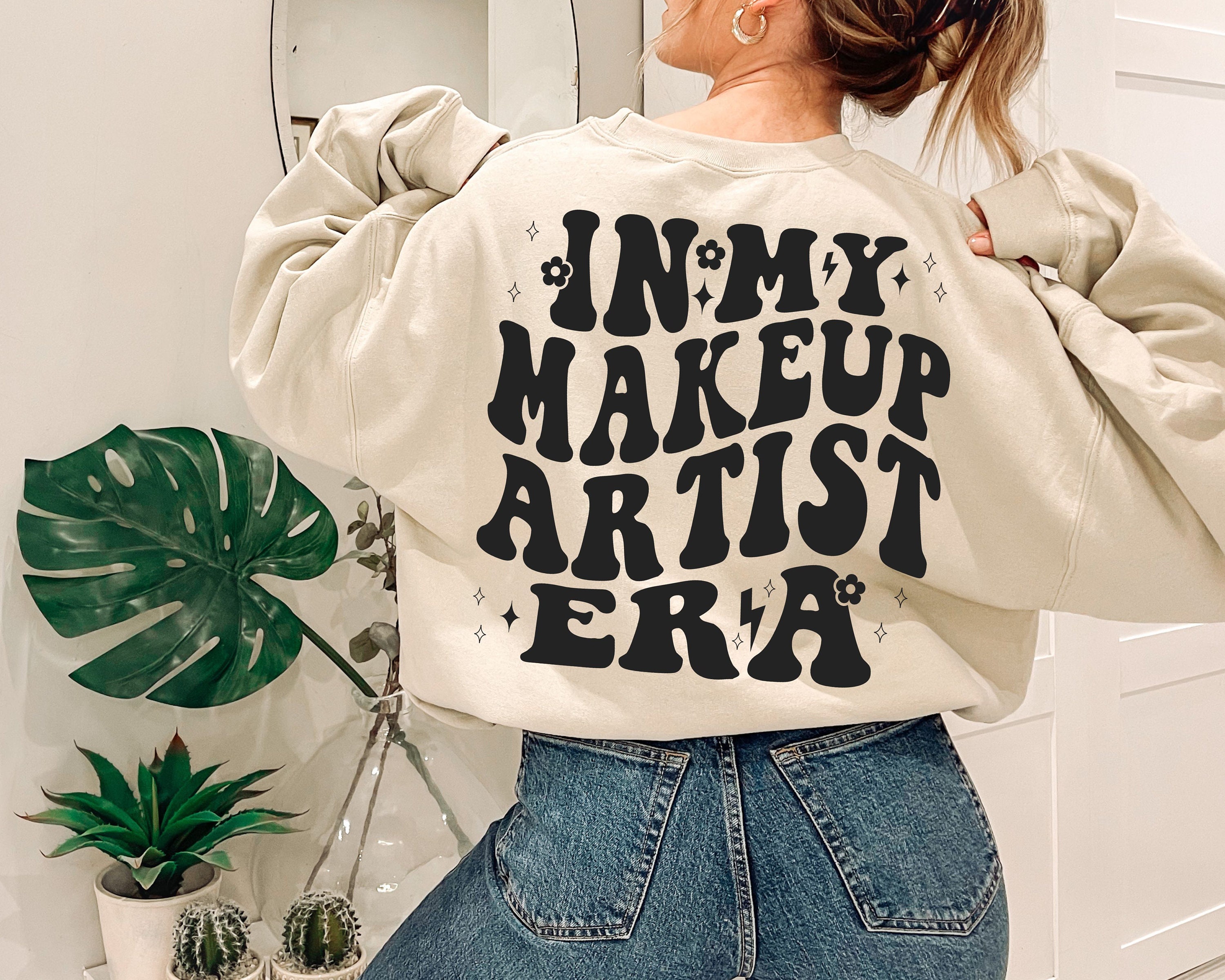 In My Makeup Artist Era Sweatshirt, New Makeup Artist Gift, MUA Shirt, Cosmetologist Gift, Cosmetology Graduation, Cosmetology Shirt