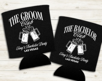 Enfriadores de latas personalizados para despedida de soltero, soporte para latas de cerveza, recuerdo personalizado para la fiesta del padrino, recuerdo para la fiesta de bodas, regalo para la fiesta de bodas