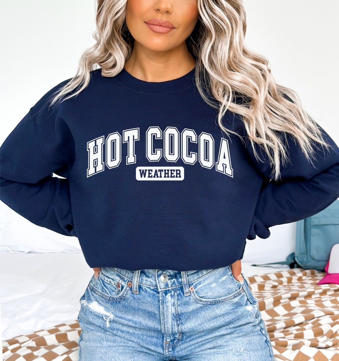 Walnut 'Hot Cocoa, Please' Pom Pom Sweatshirt main image 0
