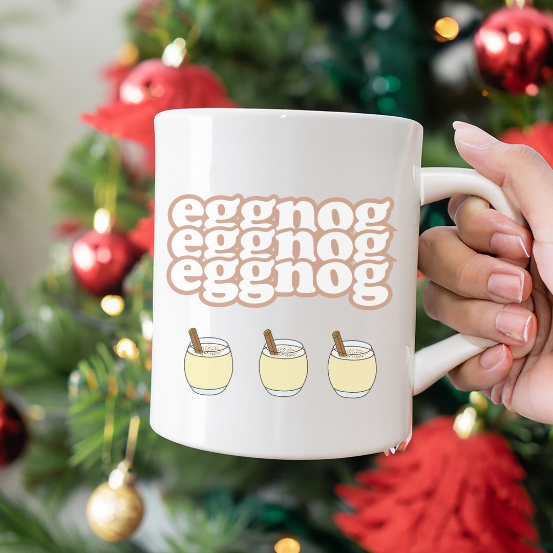 Eggnog Lover's Mug, Eggnog Lover, Holiday Drinks, Christmas Mug, Eggnog
