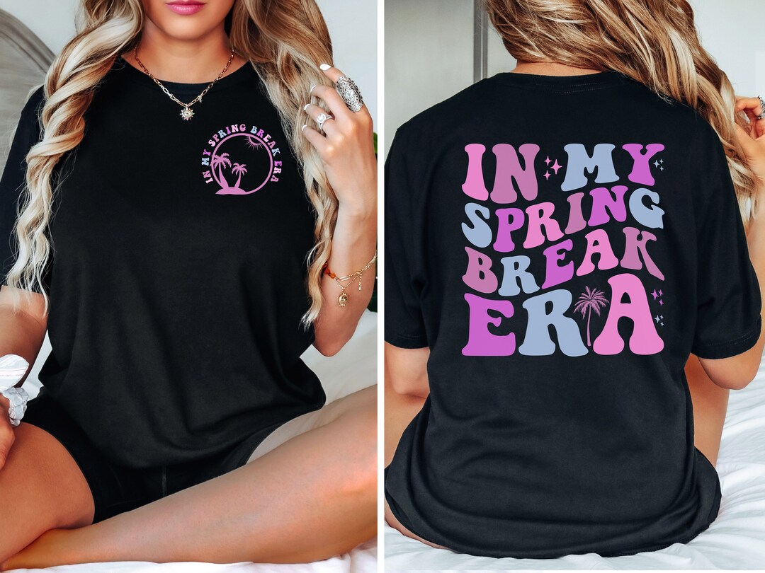 In My Spring Break Era Colorful Shirt, Spring Break 2024, Group Spring ...