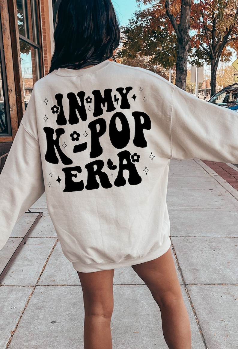 In My KPop Era Sweatshirt, Kpop Shirt, KPOP Lover, K-pop Gift, K-pop Shirt, Korea Fashion, K Pop Shirt, Kpop Fan Gift, Kpop, gfriend Kpop