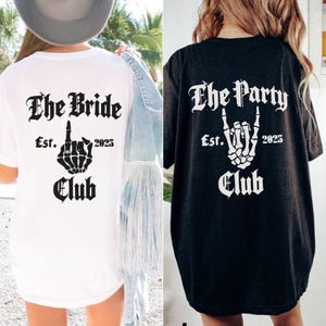 Gothic Bachelorette Party Shirts, Halloween Bachelorette Party, Til Death Do Us Party, Emo Bach Party, Skeleton Bride, Spooky Gothic Wedding