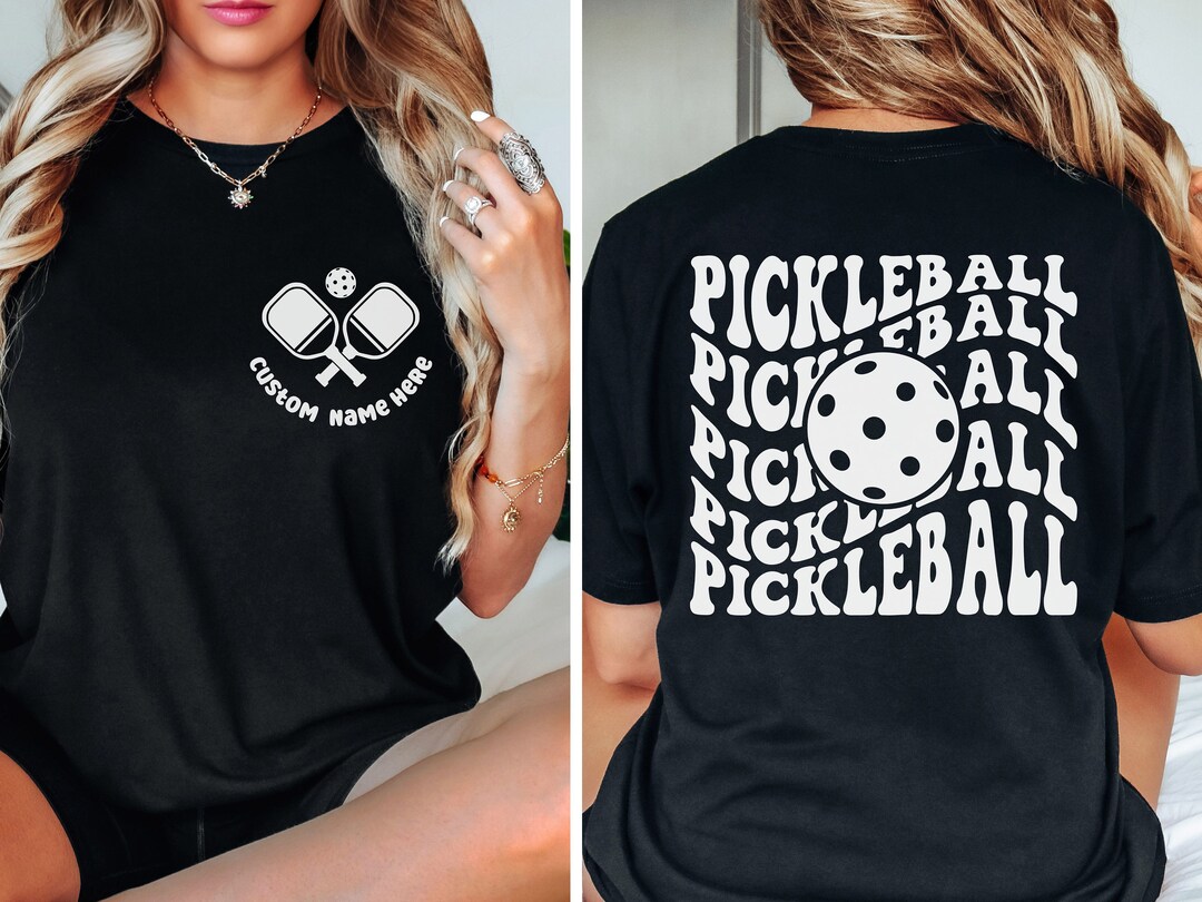 Pickleball Canada Flag Personalized Name 3D Tshirt Gift For Pickleball Player main image 1
