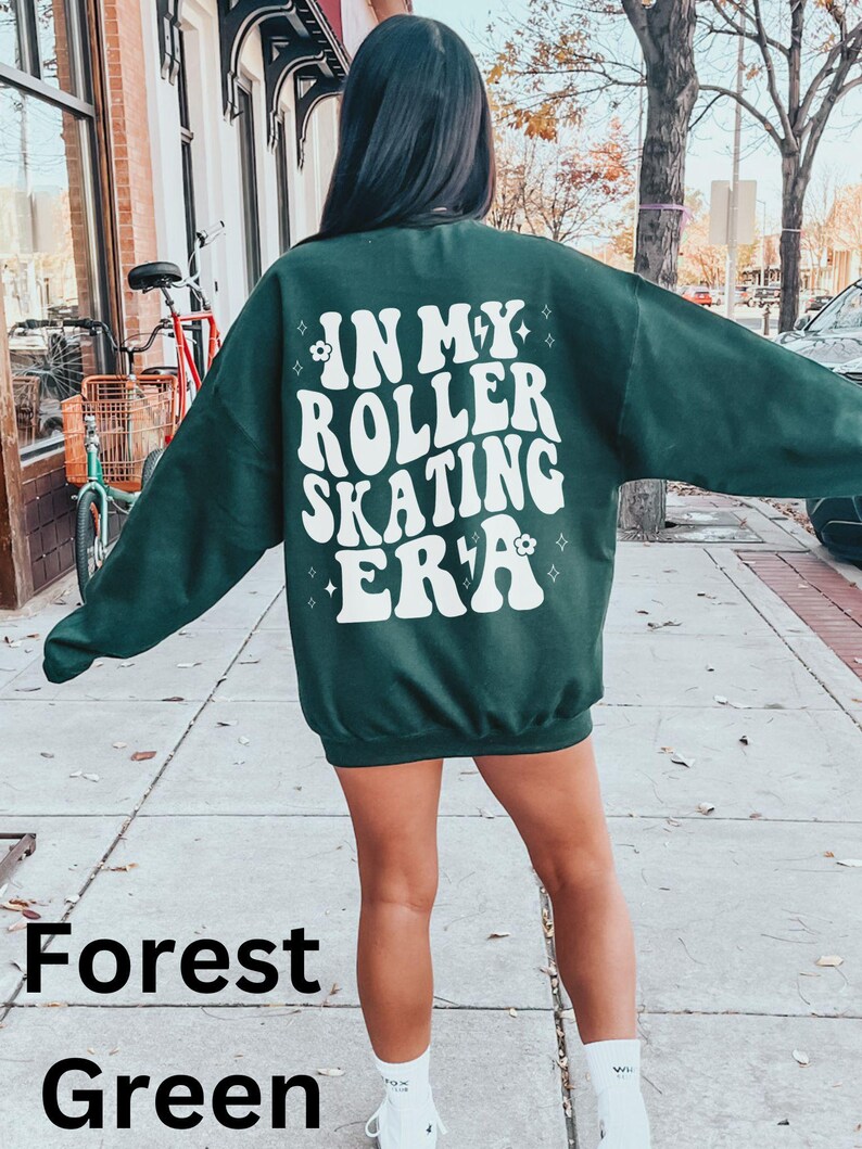 In My Roller Skating Era Sweatshirt, Roller Skate Party, Roller Derby, Roller Skating Gift, Roller Skate Lover, Roller Girl, Skating Gift