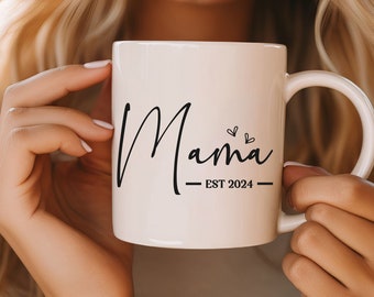 Gift for A New Mama Est 2024 Mug, Mama To Be Mug, Mom To Be Mug, Gift for A New Mom, 2024 Mug, Gift for A Mom To Be, Gift for Expecting Mom