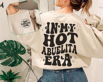 Abuelita Sweatshirt, Spanish Grandma Mothers Day Gift, Unisex Crewneck Jumper, New Abuela Announcement Shirt, Cozy Abuelita Gift, Family