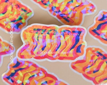 Naklejka Fool Decide | Djo Inspired | Naklejka winylowa | Naklejka holograficzna | Naklejka na laptopa | Naklejka retro | Wodoodporna