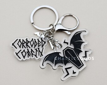 Brelok Corroded Coffin | Brelok Fandom | Brelok Bat | Metal Alt | Brelok akrylowy