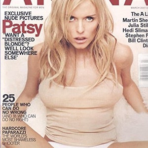 Arena Magazine, UK, March 2001, Patsy Kensit--close to like new