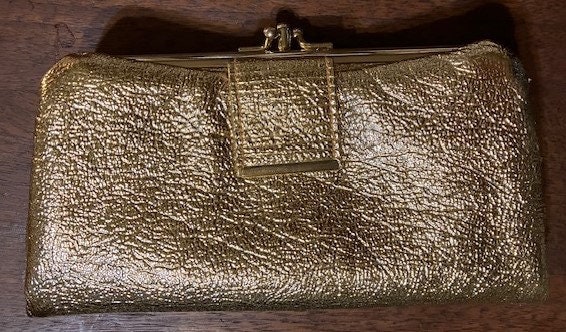 Gold lame pocketbook hotsell