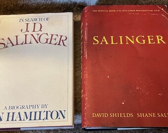 J.D. Salinger, two early biographies, both first edition hardbacks