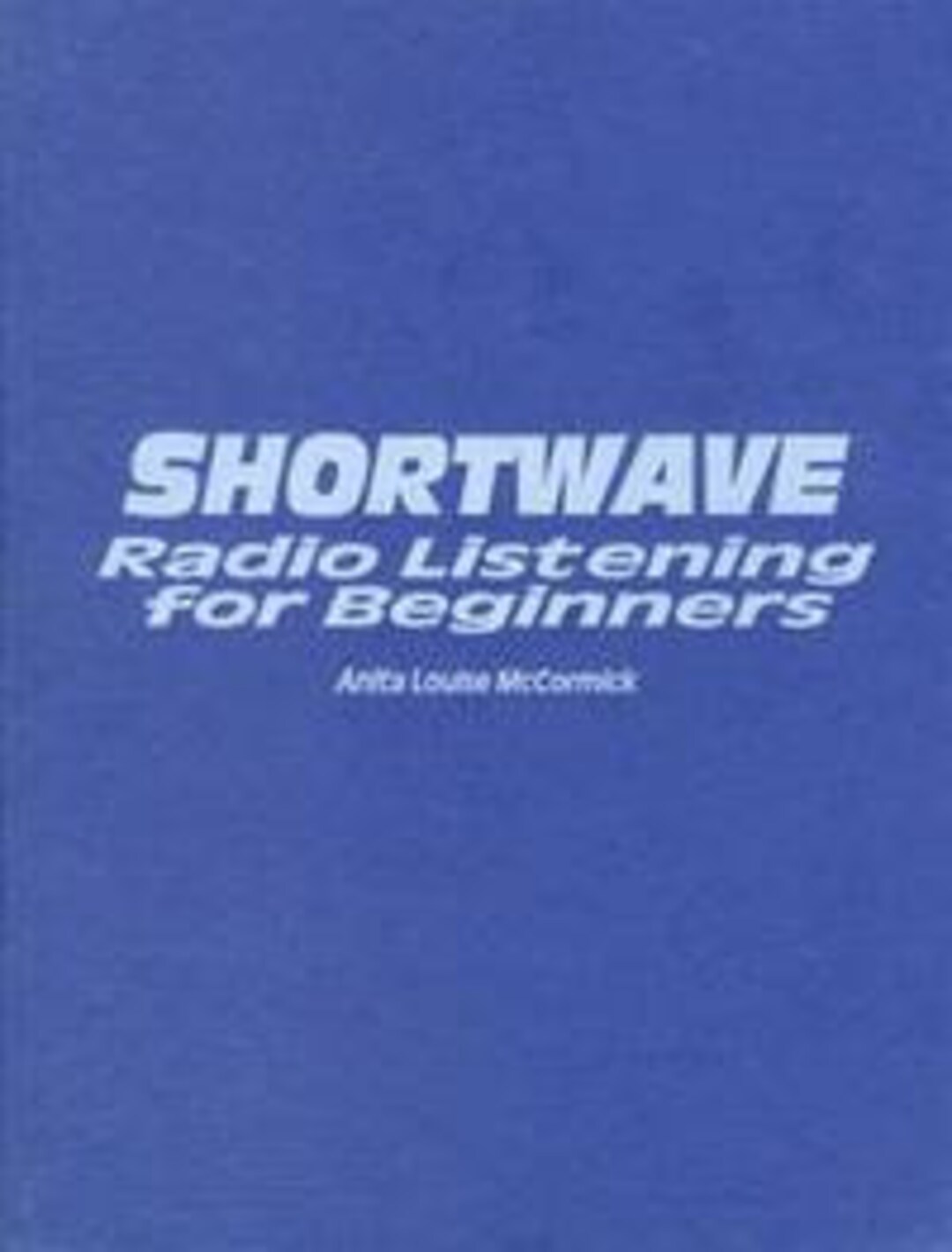 Mccormick Shortwave Radio Listening for Beginners Etsy