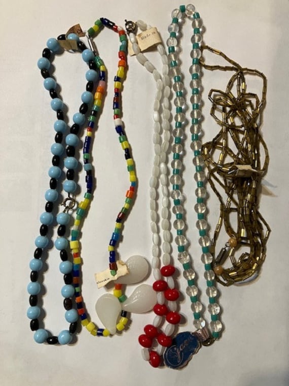 mardi gras glass beads
