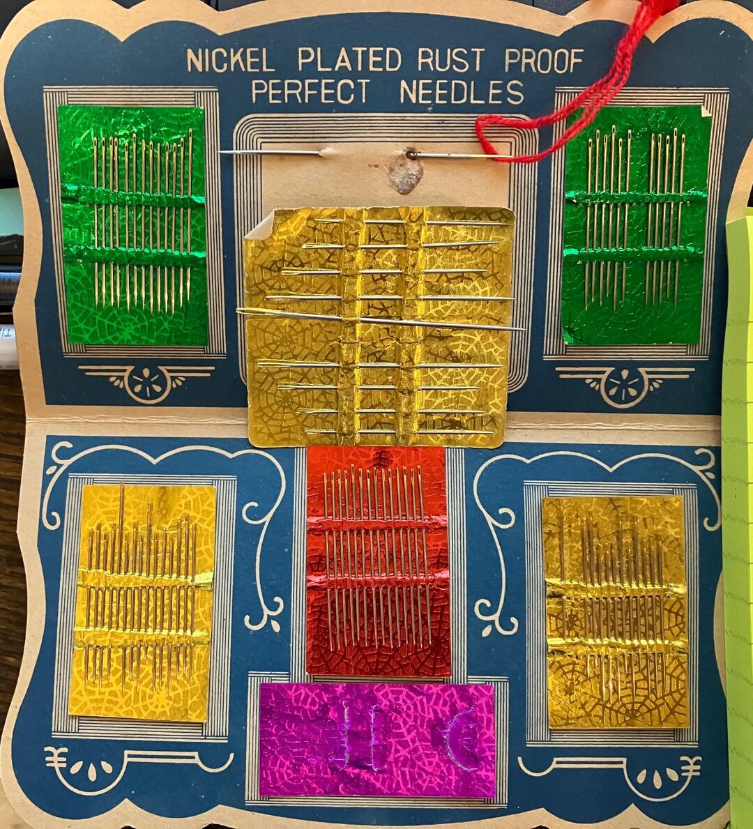 ATOMIC Brand Needles and Threader, Circa 1950s PLUS Vogue Brand Needles ...