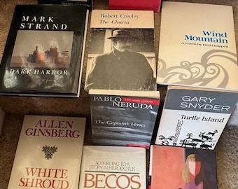 10 volumes contemporary poetry, several first editions, hard and soft covers, varied years/LOT A