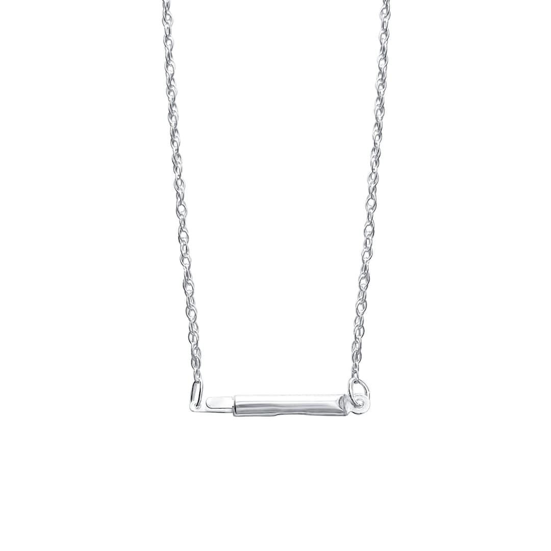 Sterling Silver Add A Bead Chain Threader Necklace - 7