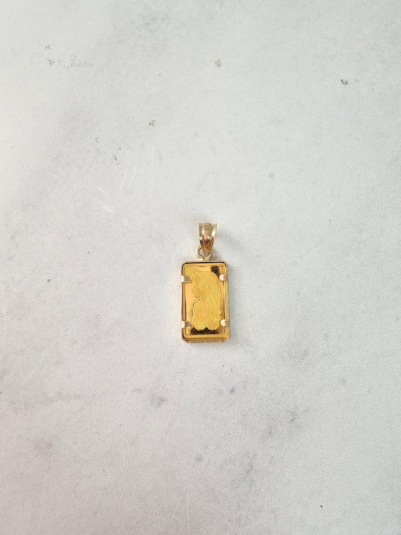1 Gram Pamp Credit Suisse Gold Bar With Polished Bezel
