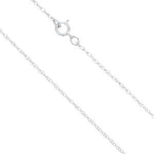 1MM 14K Gold Rope Chain Necklace | 14k Yellow Gold or White Gold | Delicate Gold Chain | Thin 14k Gold Chain | Solid Gold Necklace