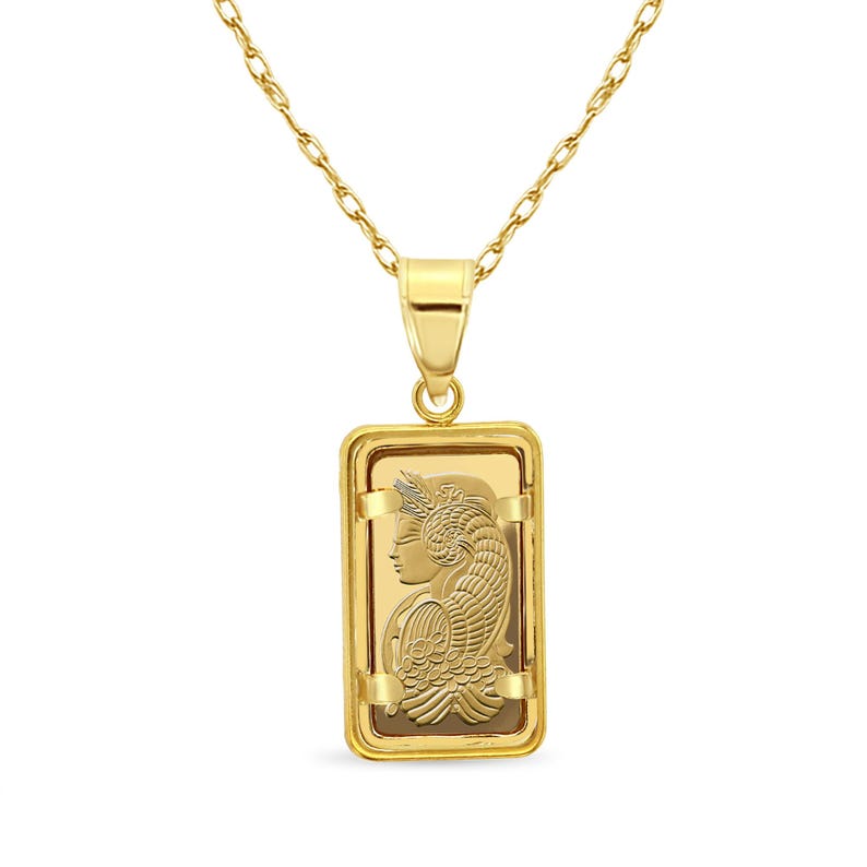 1 Gram Pamp Credit Suisse Gold Bar With Polished Bezel