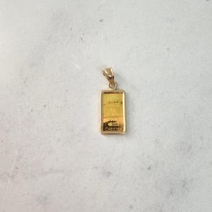 1 Gram Pamp Credit Suisse Gold Bar With Polished Bezel