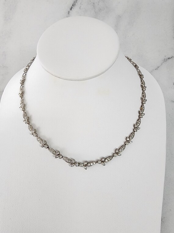 Infinity Diamond Necklace | Statement Necklace | … - image 4