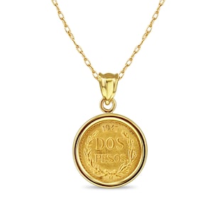 1945 Dos Pesos Pendant - Etsy