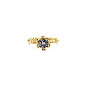 1980s Tulip Ring Replica / 14k Yellow Gold / Gift For Her / Statement Ring / Vintage Rings / 80s Tulip Ring