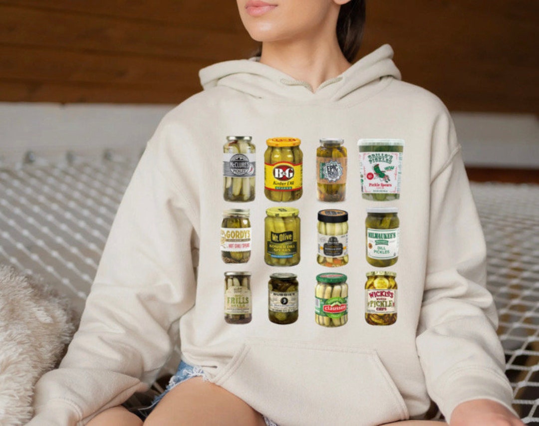 Vintage Pickle Jar Hoodie in Hoodie for Men and Hoodie for Etsy