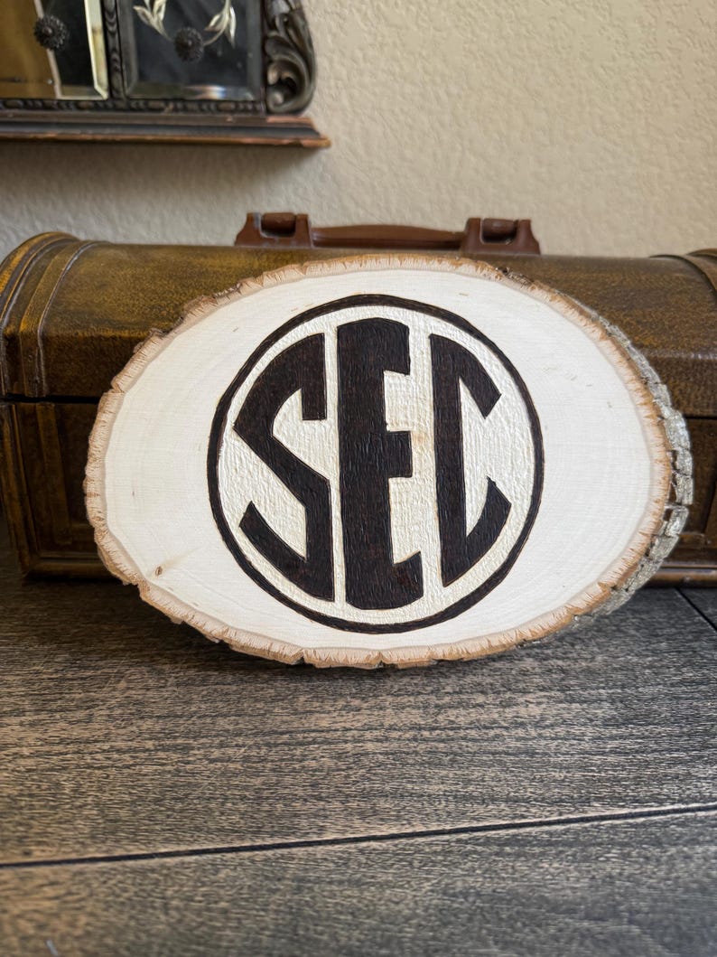 Sec Lettering SEC LOGO - Wood Burning - Etsy
