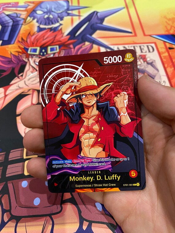 Custom Luffy LEADER card / TCG / Character