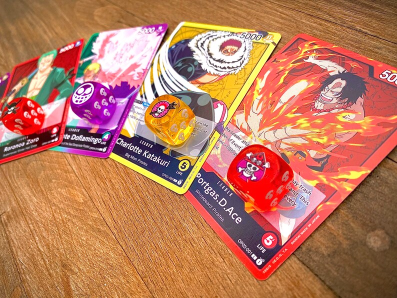 Custom Dice One Piece TCG Gameboard Dice Present Leader Kuma Etsy