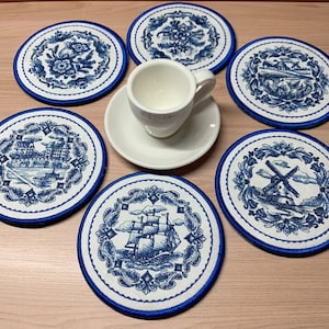 Delft Blue Coasters