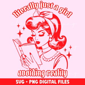 Bookish PNG | PNG Sublimations Book Lover | Shirt Book Sublimation | Trendy Designs | Shirt Design SVG | Sublimation Download Kindle Png