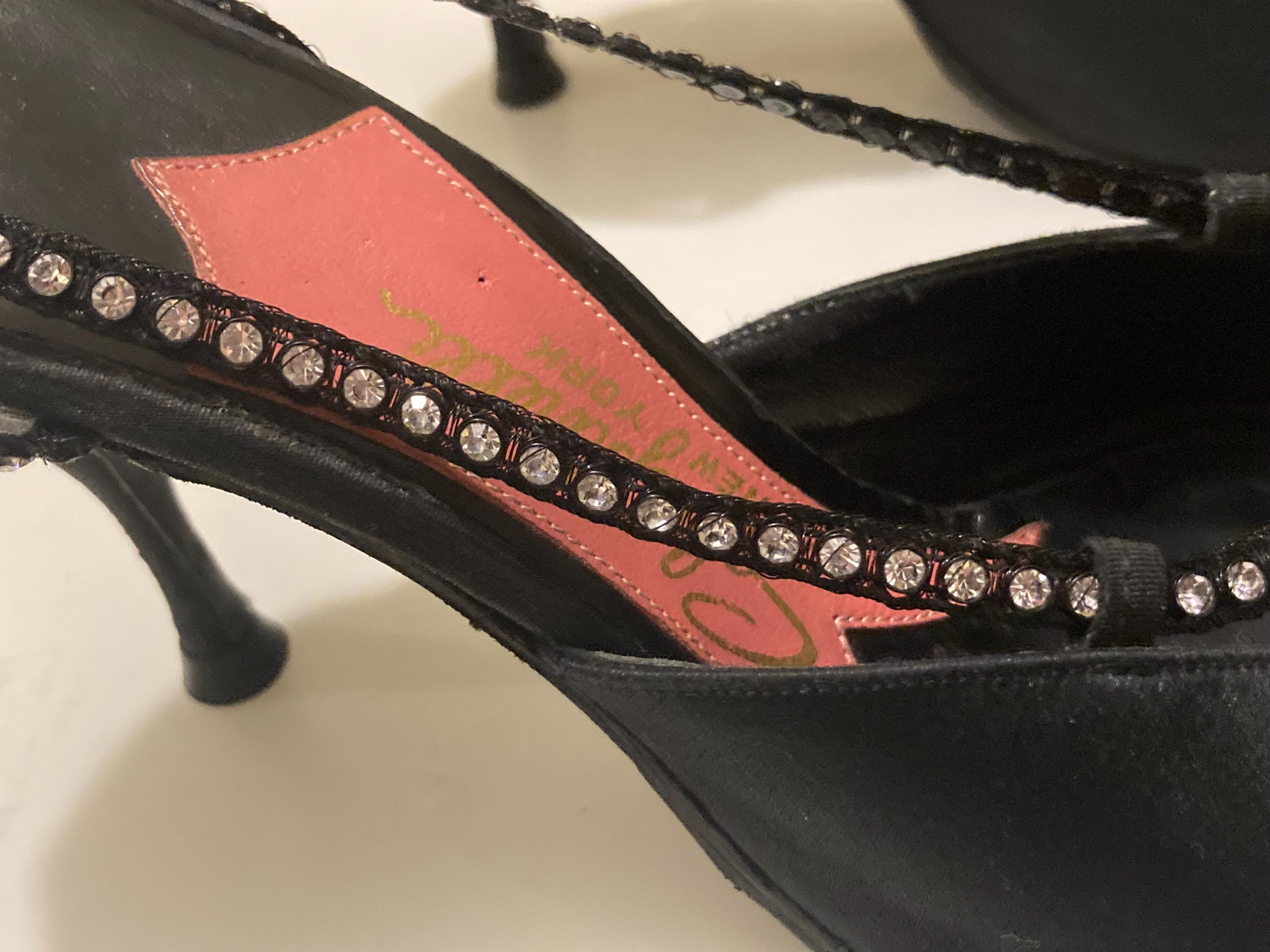Black cocktail shoes sales
