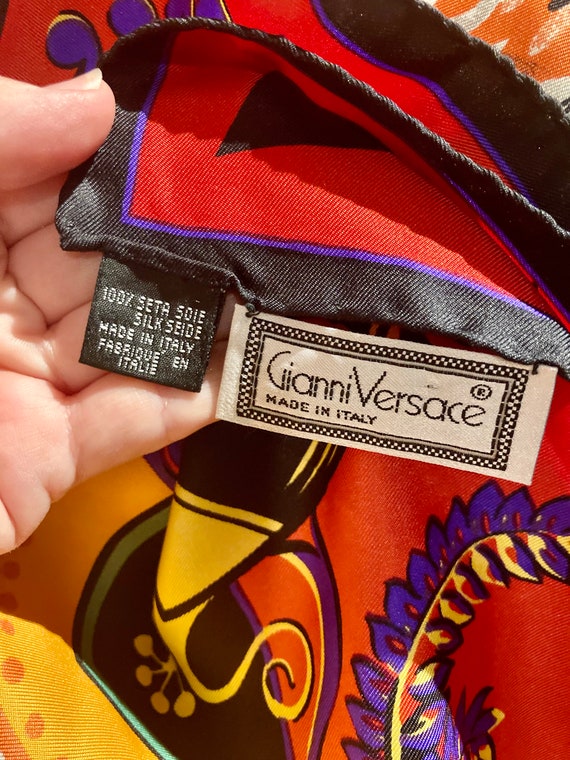 Amazing Vintage 1991 Gianni Versace Large Square … - image 4