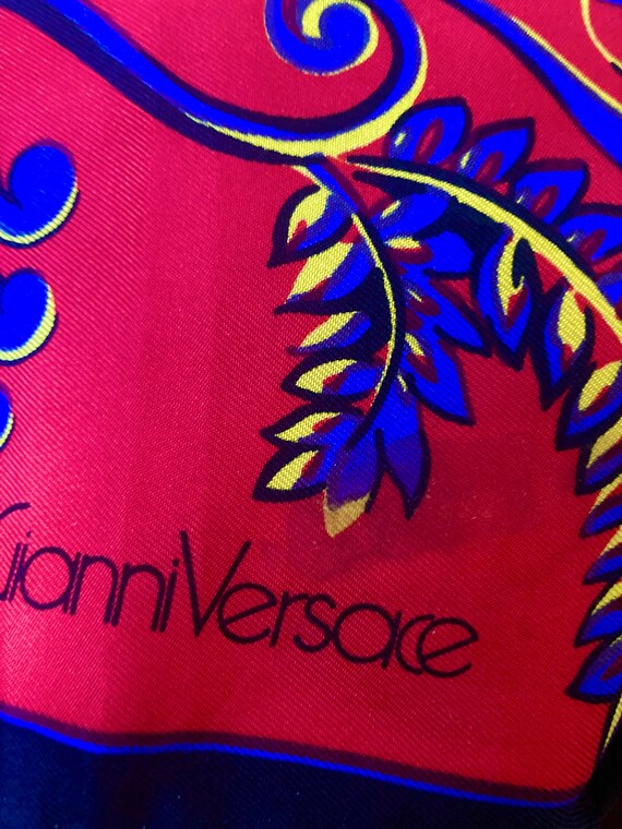 Amazing Vintage 1991 Gianni Versace Large Square … - image 8